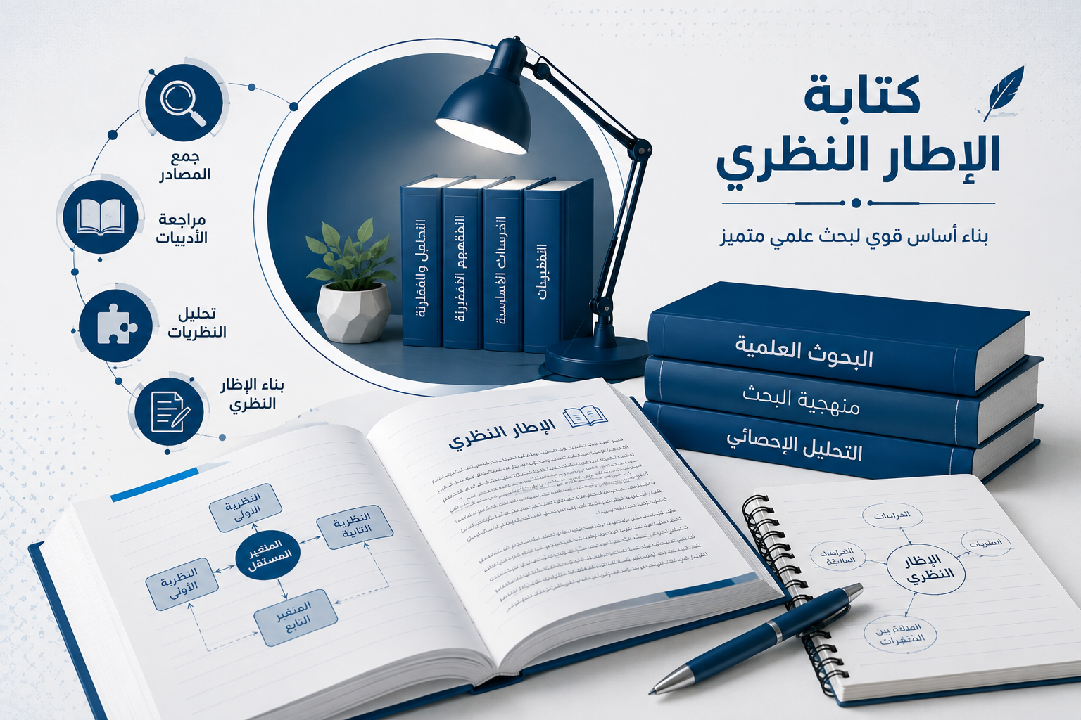 كتابة الاطار النظري