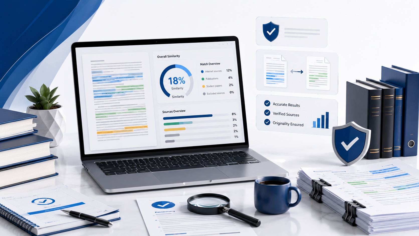 إعداد تقرير نسبة الإقتباس
